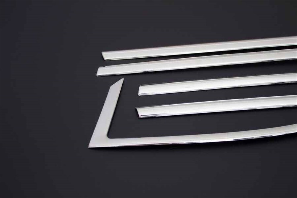 Opel Astra K Krom Alt Cam Çerçevesi 8 Parça 2015 ve Sonrası