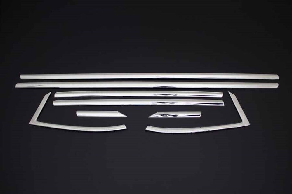 Opel Astra K Krom Alt Cam Çerçevesi 8 Parça 2015 ve Sonrası