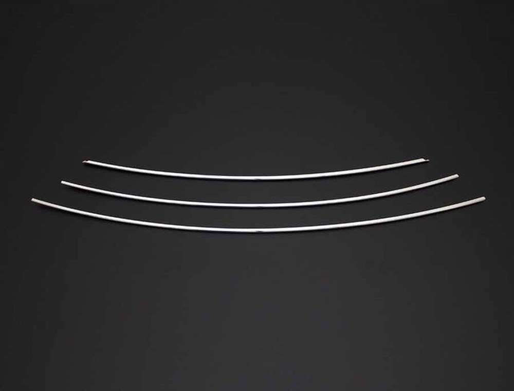 Opel Astra K Krom Ön Tampon Alt Çıtası 3 Parça Sensörsüz 2015 ve Sonrası