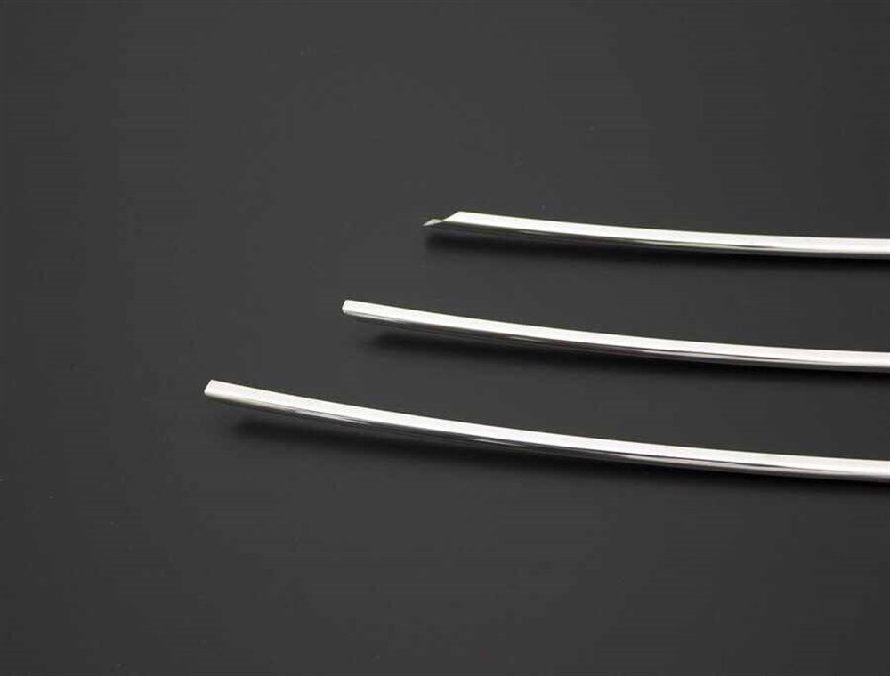 Opel Astra K Krom Ön Tampon Alt Çıtası 3 Parça Sensörsüz 2015 ve Sonrası