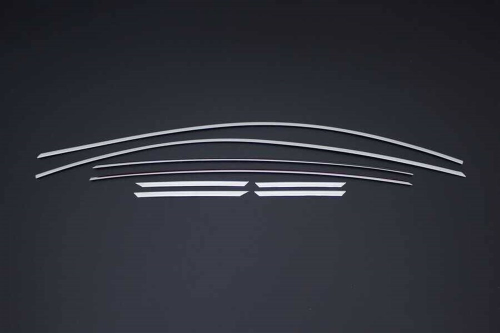 Opel Astra K Krom Üst Cam Çerçevesi 8 Parça 2015 ve Sonrası