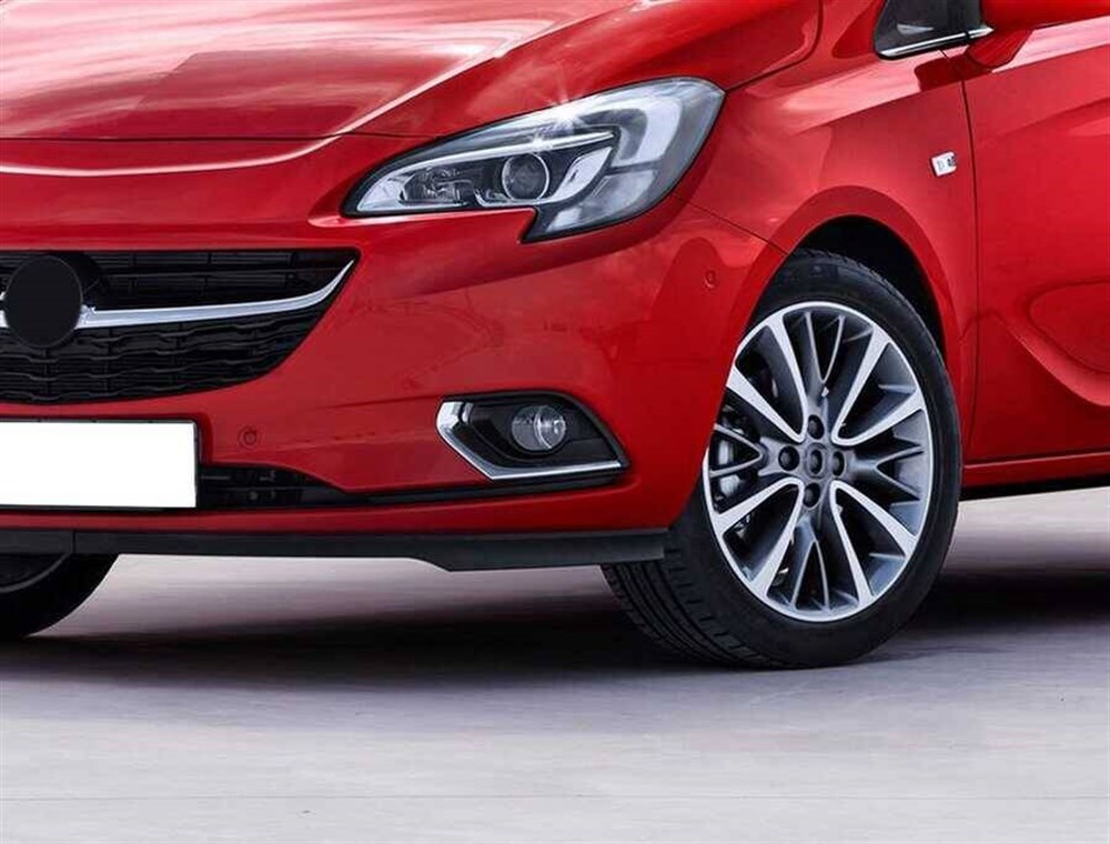 Opel Corsa E Krom Sis Farı Çerçevesi 2 Parça 2015-2019 Arası