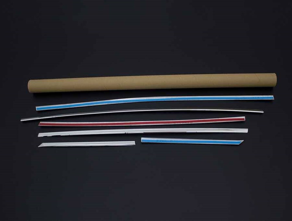 Peugeot 2008 Krom Cam Çıtası 6 Parça 2019 ve Sonrası