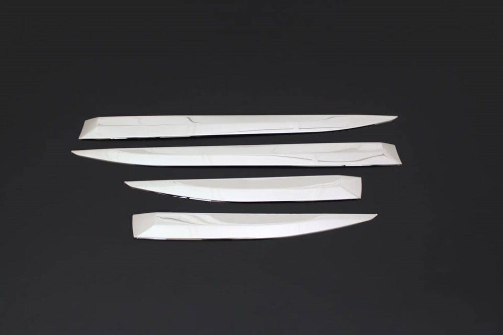 Peugeot 2008 Krom Yan Kapı Çıtası 4 Parça 2019 ve Sonrası