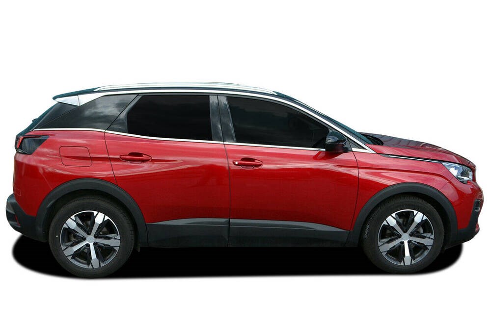 Peugeot 3008 Krom Cam Çıtası 8 Parça 2016 ve Sonrası