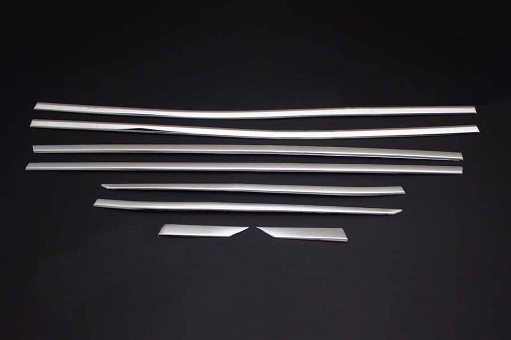 Peugeot 3008 Krom Cam Çıtası 8 Parça 2016 ve Sonrası