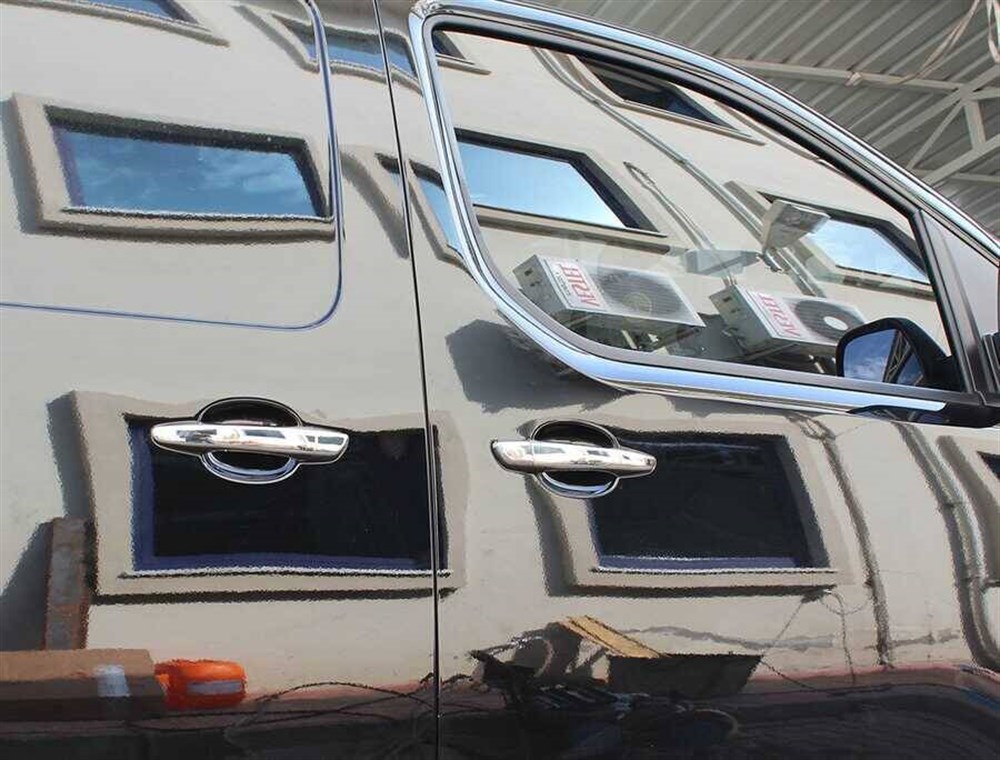 Peugeot Expert Traveller Krom Kapı Kolu 5 Kapı 10 Parça 2017 ve Sonrası