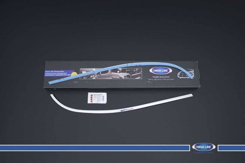 Peugeot Partner Krom Tepee Cam Çıtası 2 Parça 2008-2018 Arası
