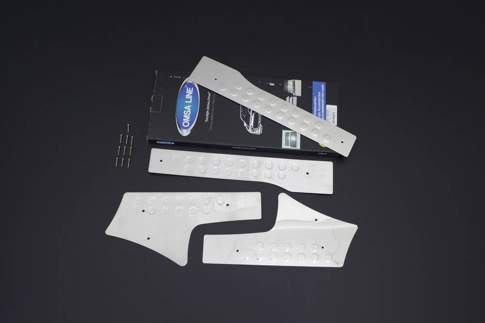 Peugeot Partner Krom Tepee İç Kapı Eşiği 4 Parça 2008-2018 Arası