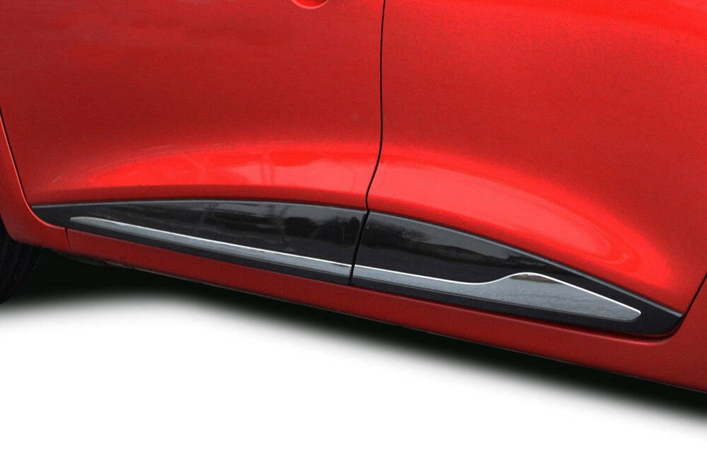 Renault Clio 4 HB/SW Krom Yan Kapı Çıtası 4 Parça Formlu 2012-2018 arası