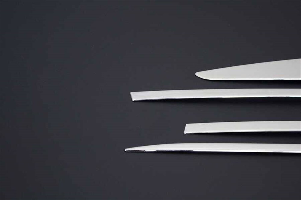 Renault Clio 4 HB/SW Krom Yan Kapı Çıtası 4 Parça Formlu 2012-2018 arası