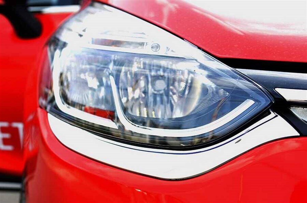 Renault Clio 4 Krom Far Kaşı 2 Parça 2012-2017 Arası