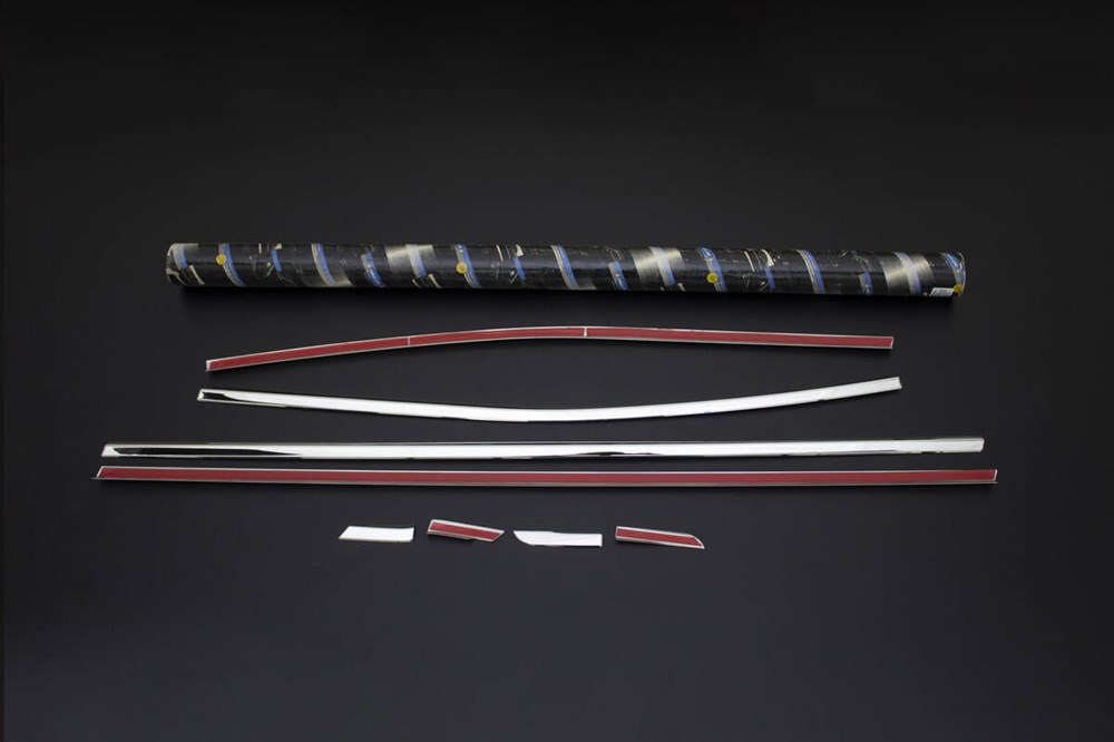 Renault Clio 5 Krom Cam Çıtası 8 Parça 2019 ve Sonrası