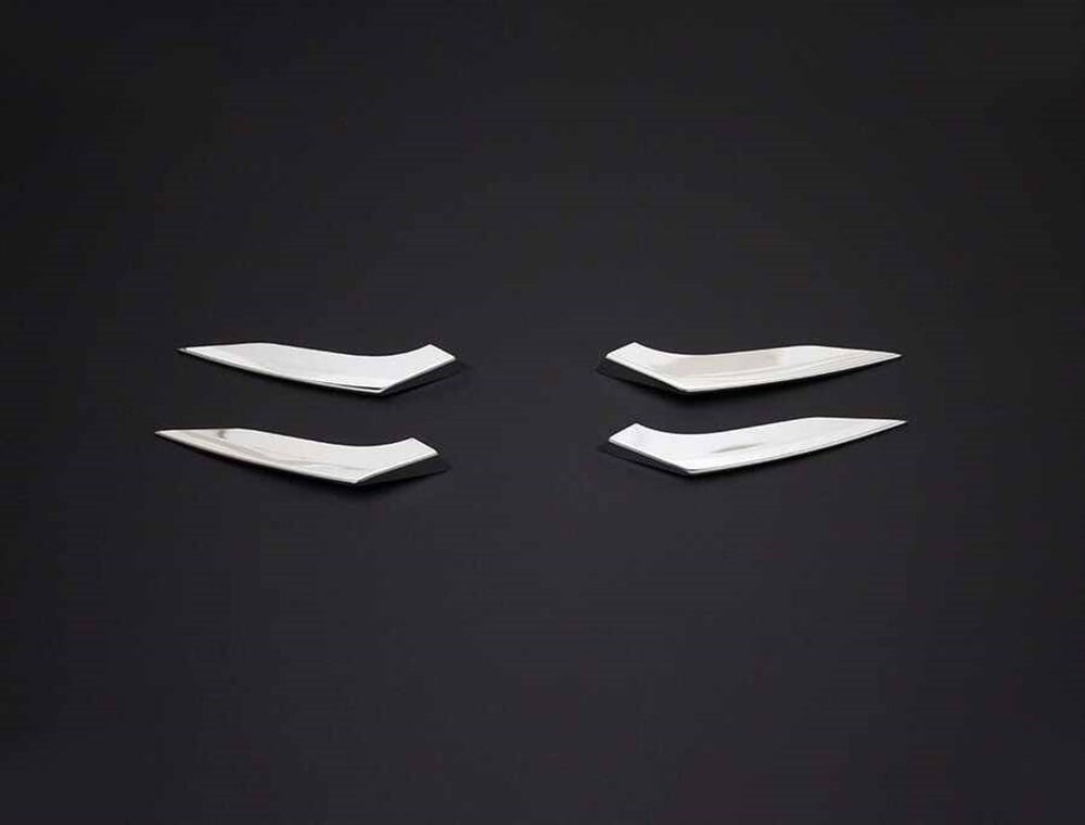 Renault Clio 5 Krom Sis Farı Çıtası 4 Parça 2019 ve Sonrası