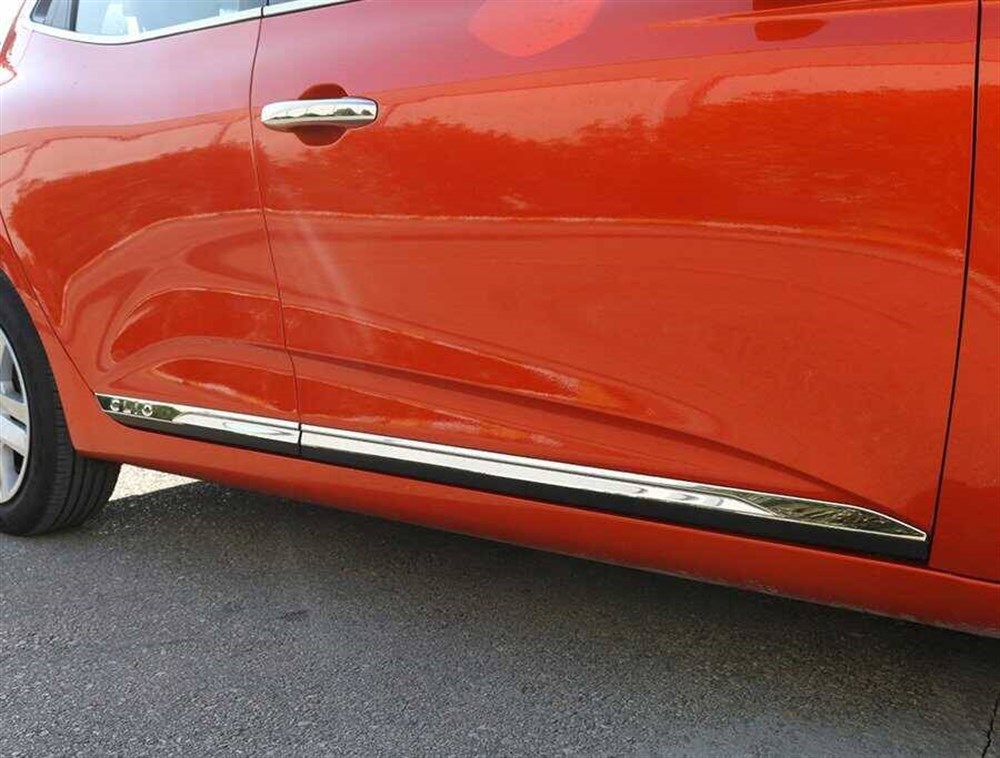 Renault Clio 5 Krom Yan Kapı Çıtası 4 Parça 2019 ve Sonrası