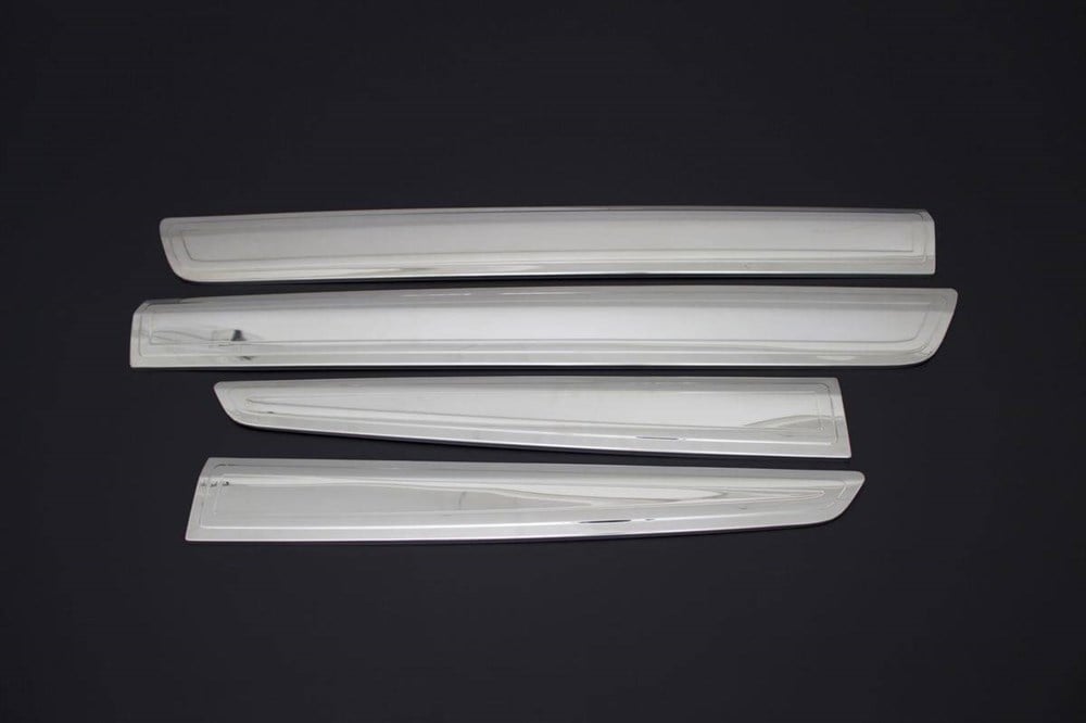 Renault Kangoo 2 Krom Yan Kapı Çıtası 4 Parça Geniş 2011-2013 Arası