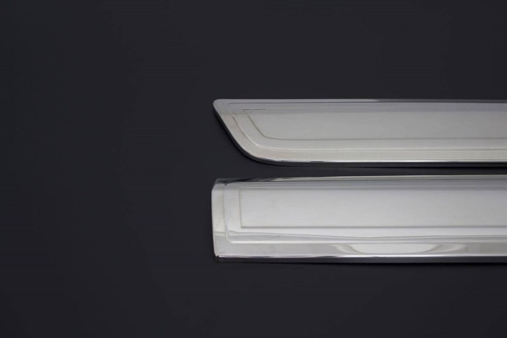 Renault Kangoo 2 Krom Yan Kapı Çıtası 4 Parça Geniş 2011-2013 Arası