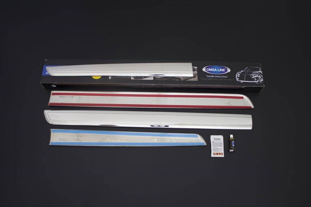 Renault Kangoo 2 Krom Yan Kapı Çıtası 4 Parça Dar Model 2013-2021 Arası