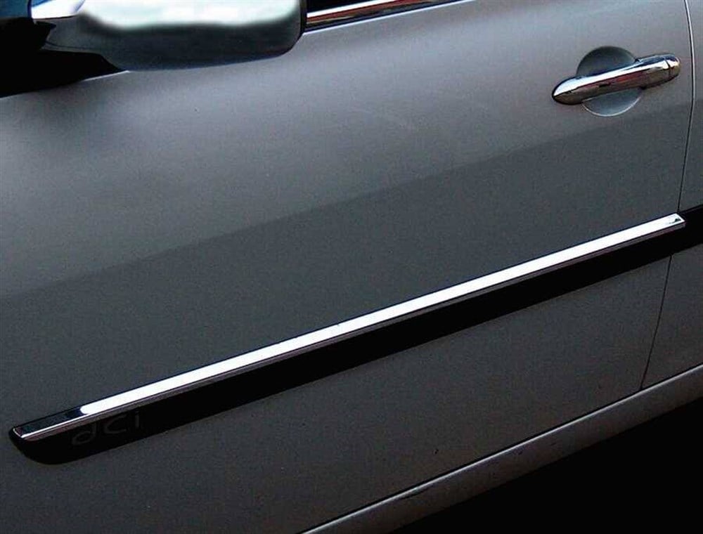Renault Megane 2 HB/Sedan Krom Yan Kapı Çıtası 4 Parça Dar Model 2002-2010 Arası