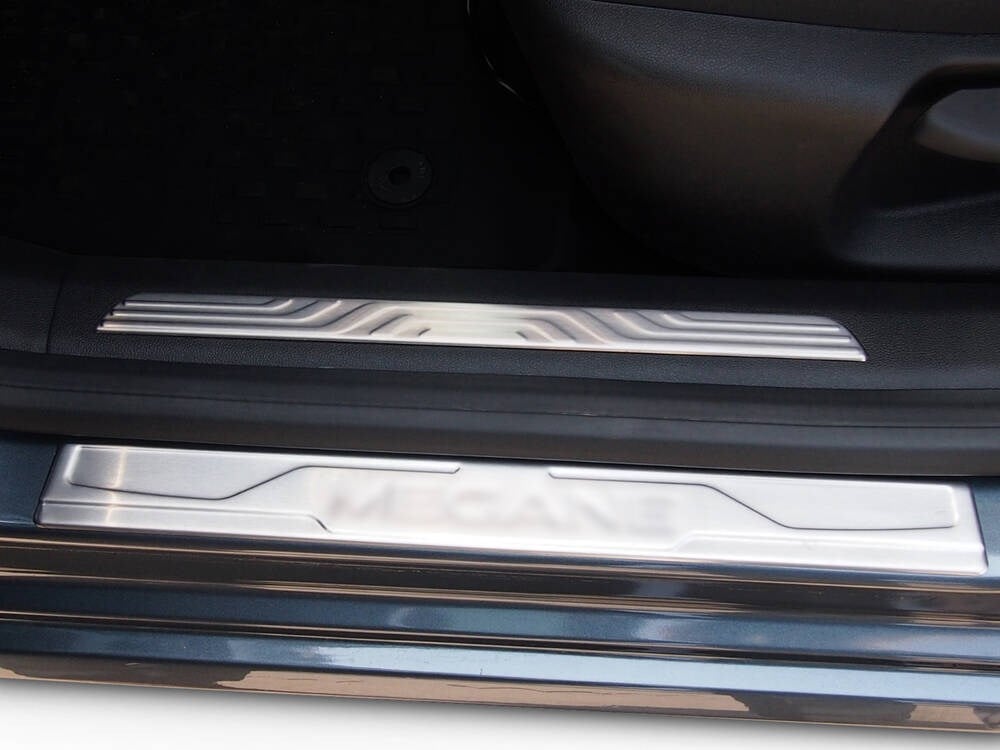 Renault Megane 4 HB Krom İç Kapı Eşiği 2 Parça 2016 ve Sonrası