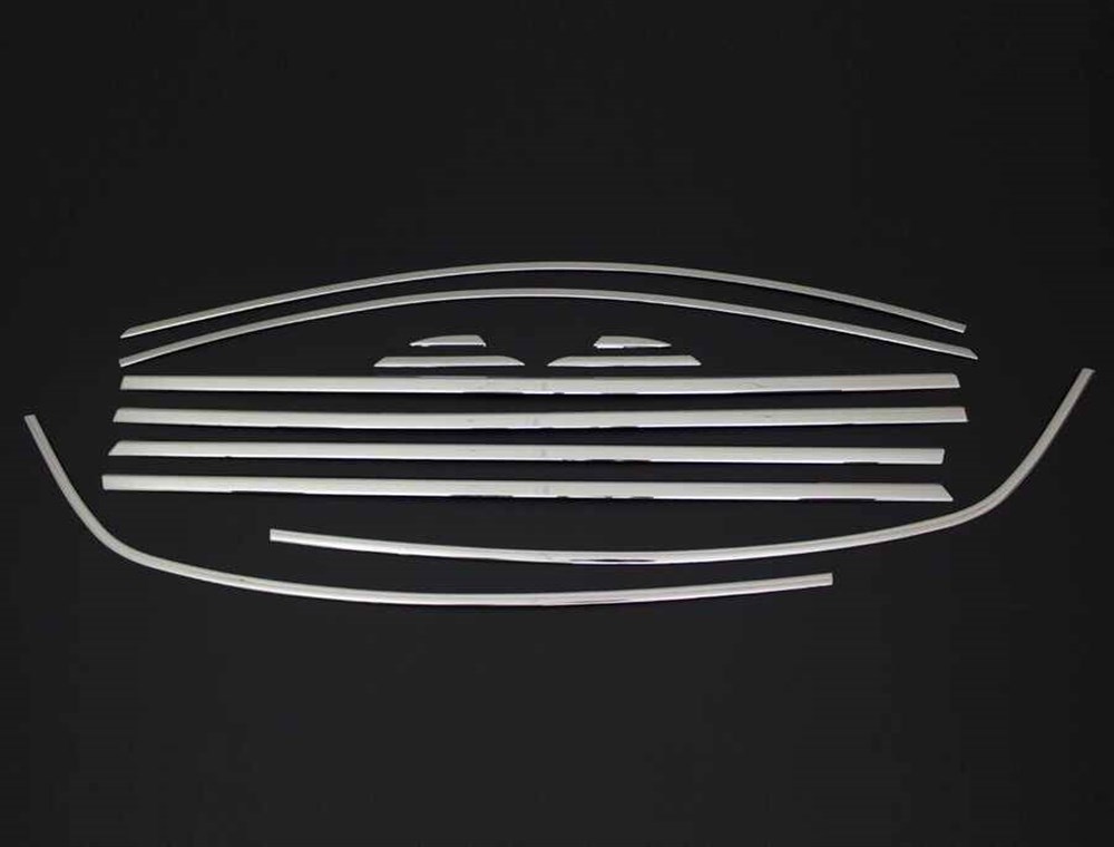 Renault Megane 4 Sedan Krom Cam Çerçevesi 12 Parça 2016-2020 Arası