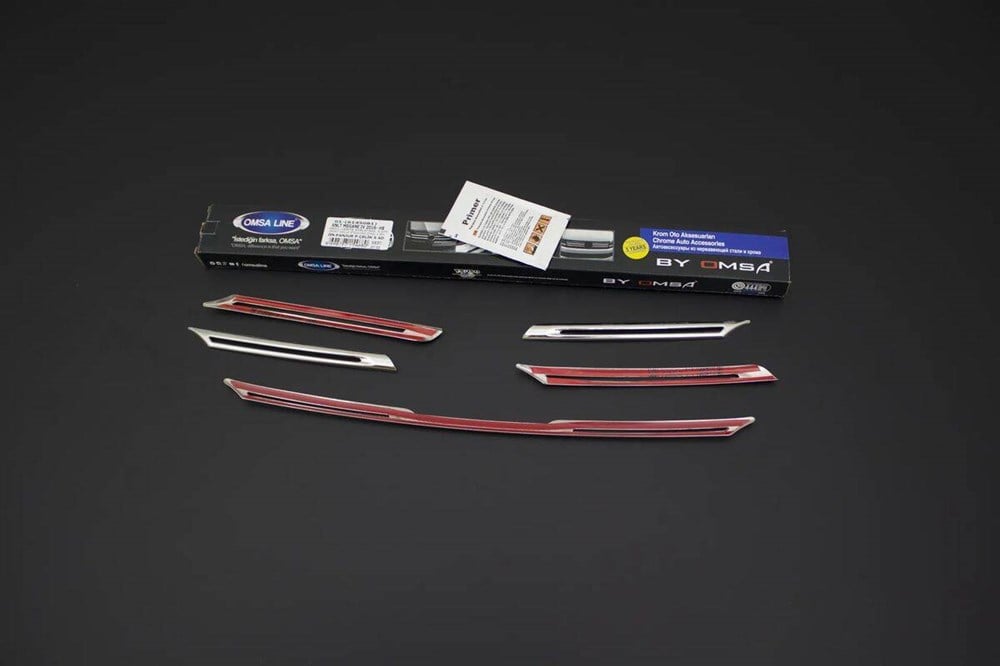 Renault Megane 4 Sedan Krom Ön Panjur 5 Parça 2016-2020 Arası