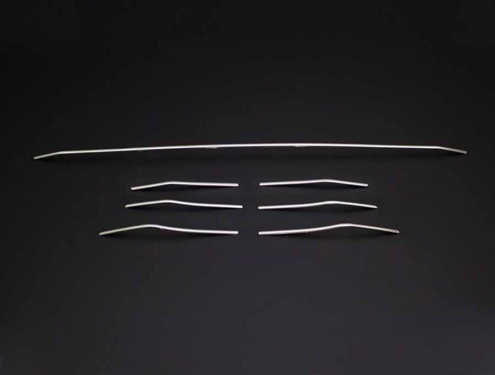 Renault Megane 4 Sedan Krom Ön Tampon Alt Çıta 7 Parça 2016-2020 Arası