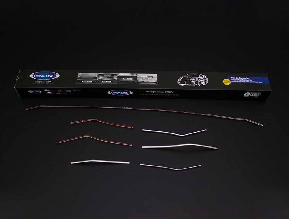 Renault Megane 4 Sedan Krom Ön Tampon Alt Çıta 7 Parça 2016-2020 Arası