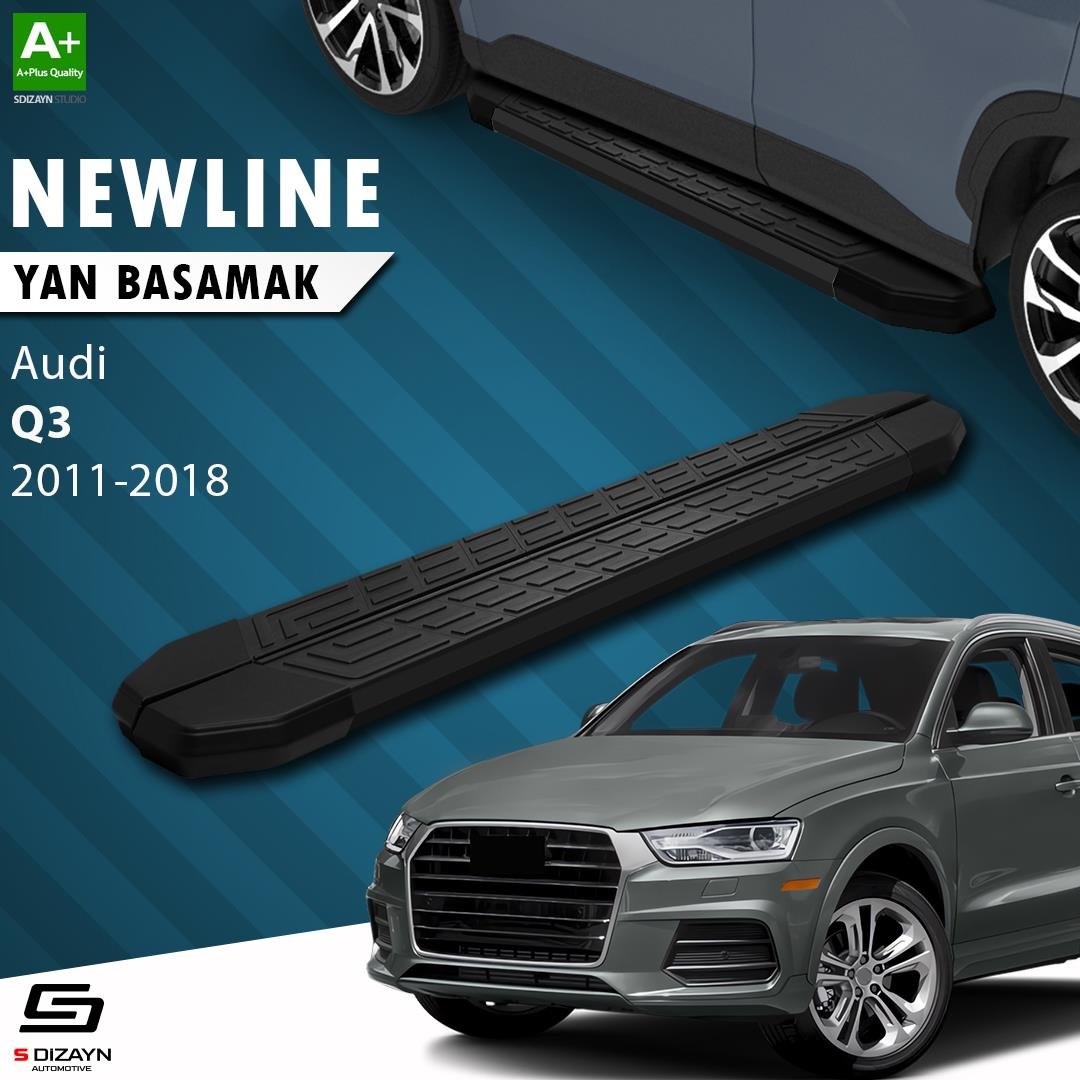 S-Dizayn Audi Q3 8U NewLine Siyah Yan Basamak 173 Cm 2011-2018 A+ Kalite
