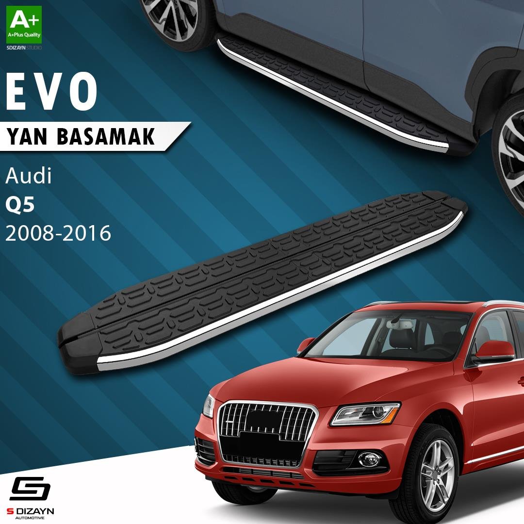S-Dizayn Audi Q5 Evo Krom Yan Basamak 183 Cm 2008-2016 A+ Kalite