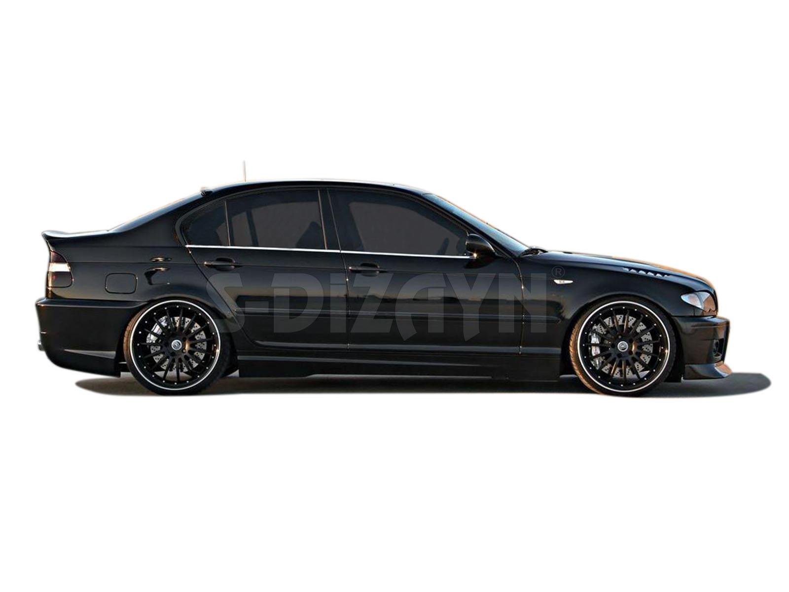 S-Dizayn Bmw 3 Serisi E46 Krom Cam Çıtası 4 Prç 1998-2005
