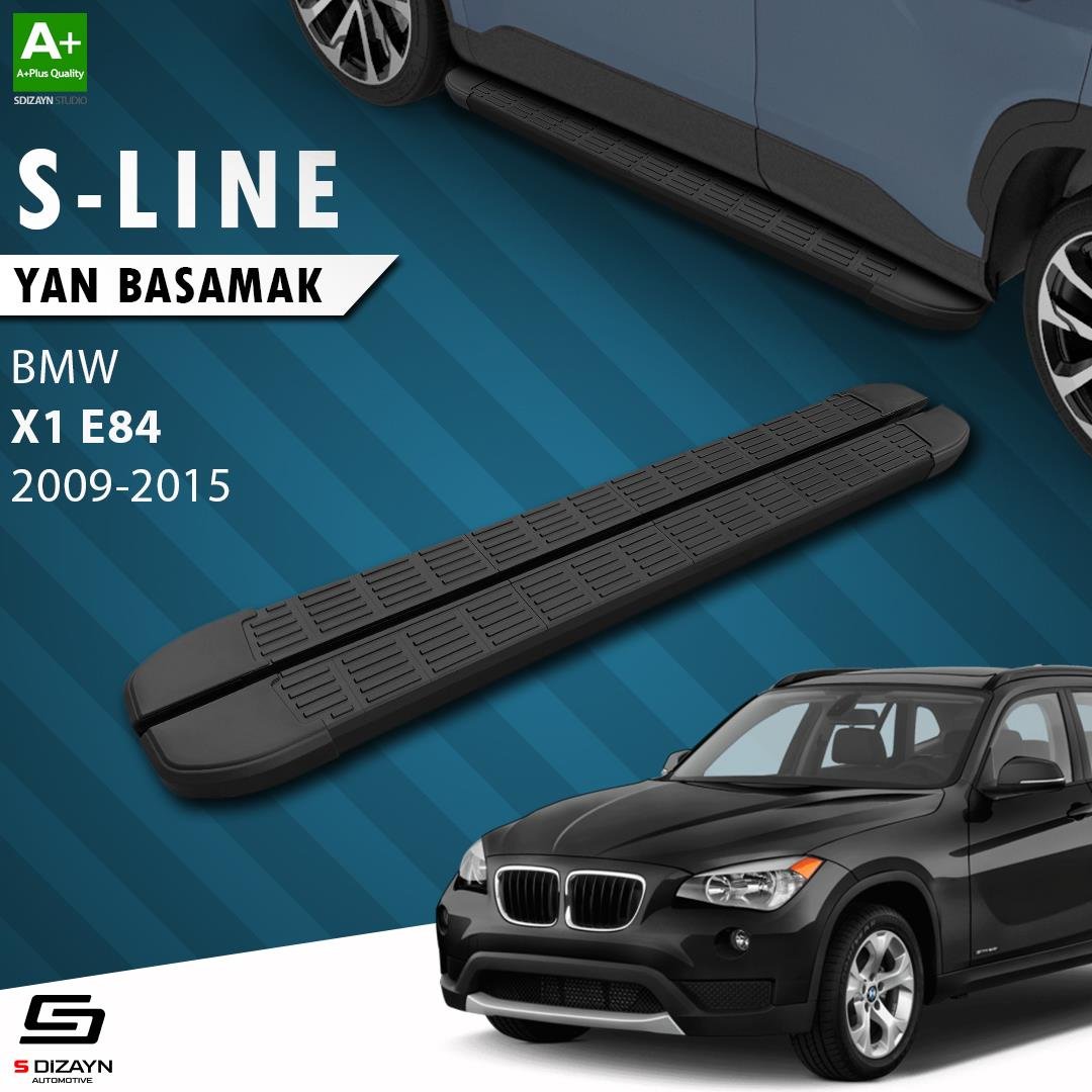 S-Dizayn Bmw X1 E84 S-Line Siyah Yan Basamak 183 Cm 2009-2015 A+ Kalite