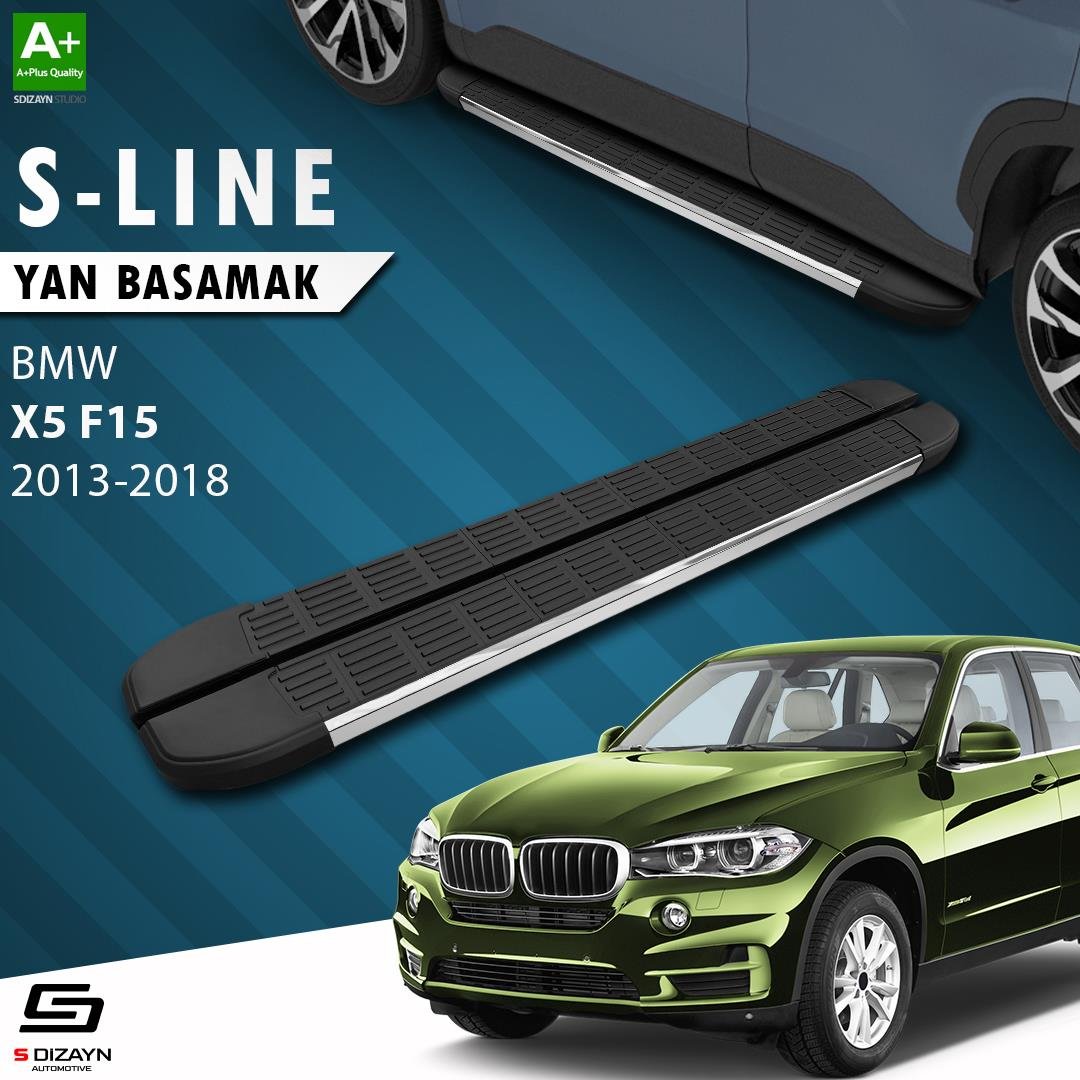 S-Dizayn Bmw X5 F15 S-Line Krom Yan Basamak 193 Cm 2013-2018 A+ Kalite