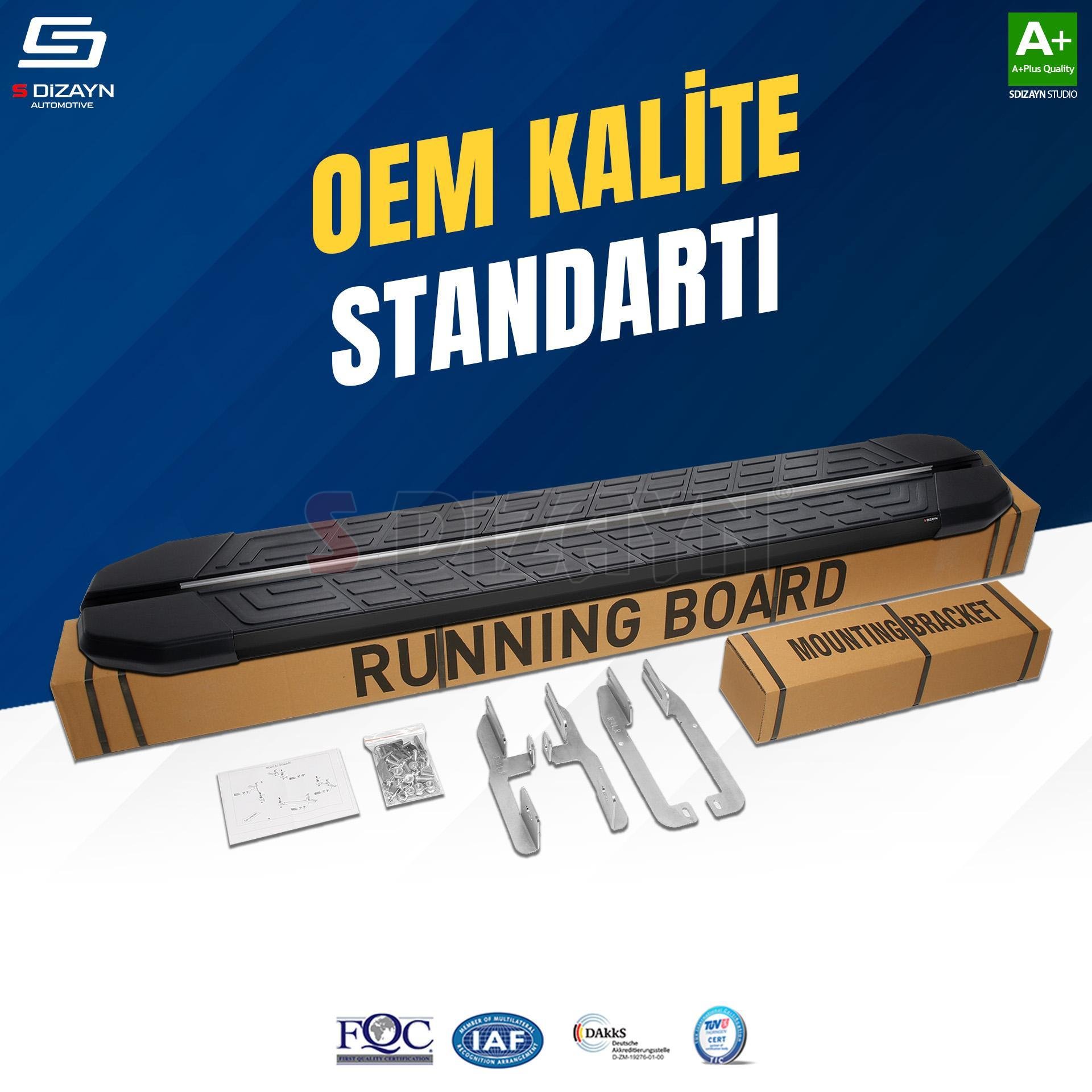 S-Dizayn BYD Seal U Hybrid NewLine Siyah Yan Basamak 193 Cm 2022 Üzeri A+ Kalite