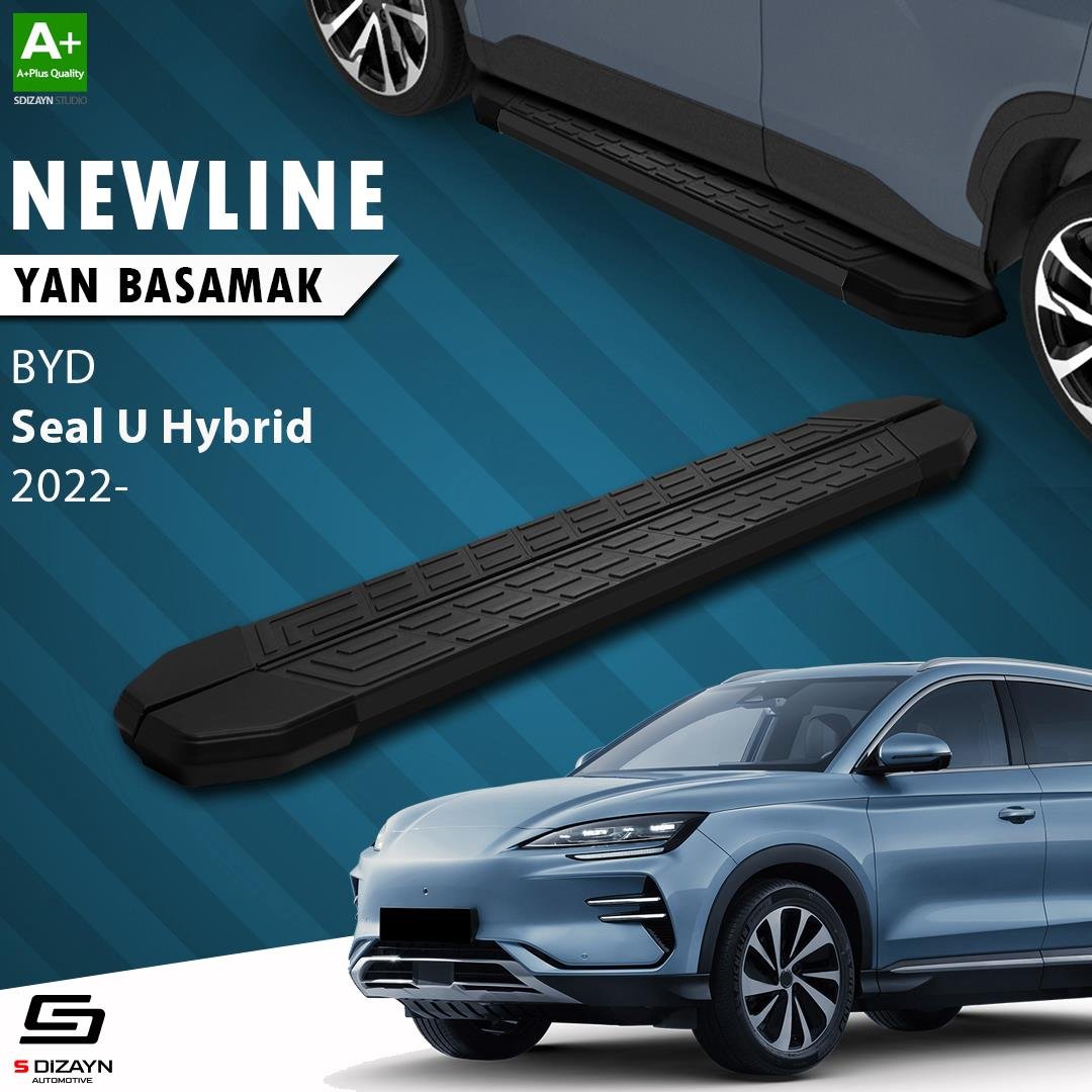S-Dizayn BYD Seal U Hybrid NewLine Siyah Yan Basamak 193 Cm 2022 Üzeri A+ Kalite