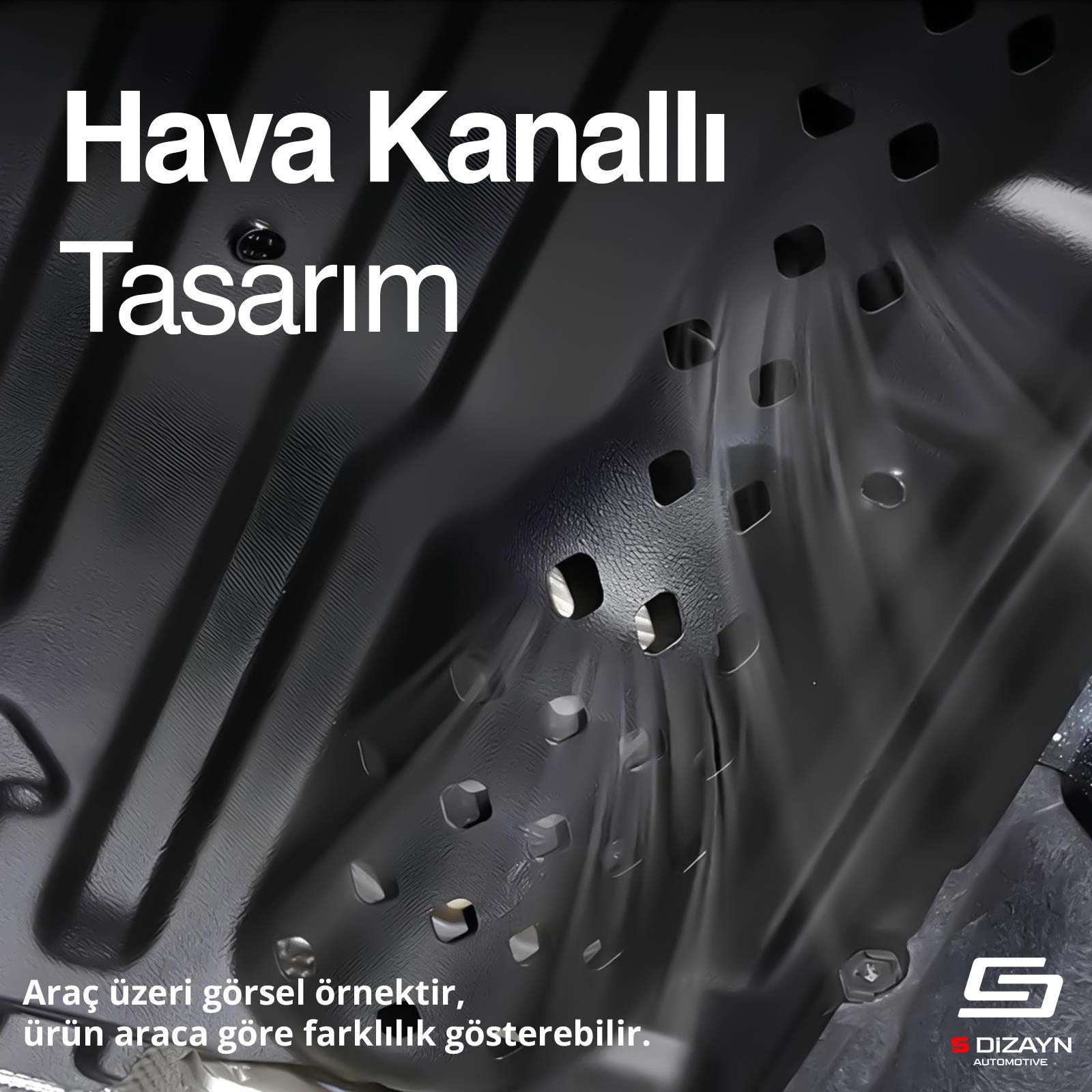 S-Dizayn Citroen C3 Çelik Karter Muhafaza Koruma 2002-2008 A+ Kalite