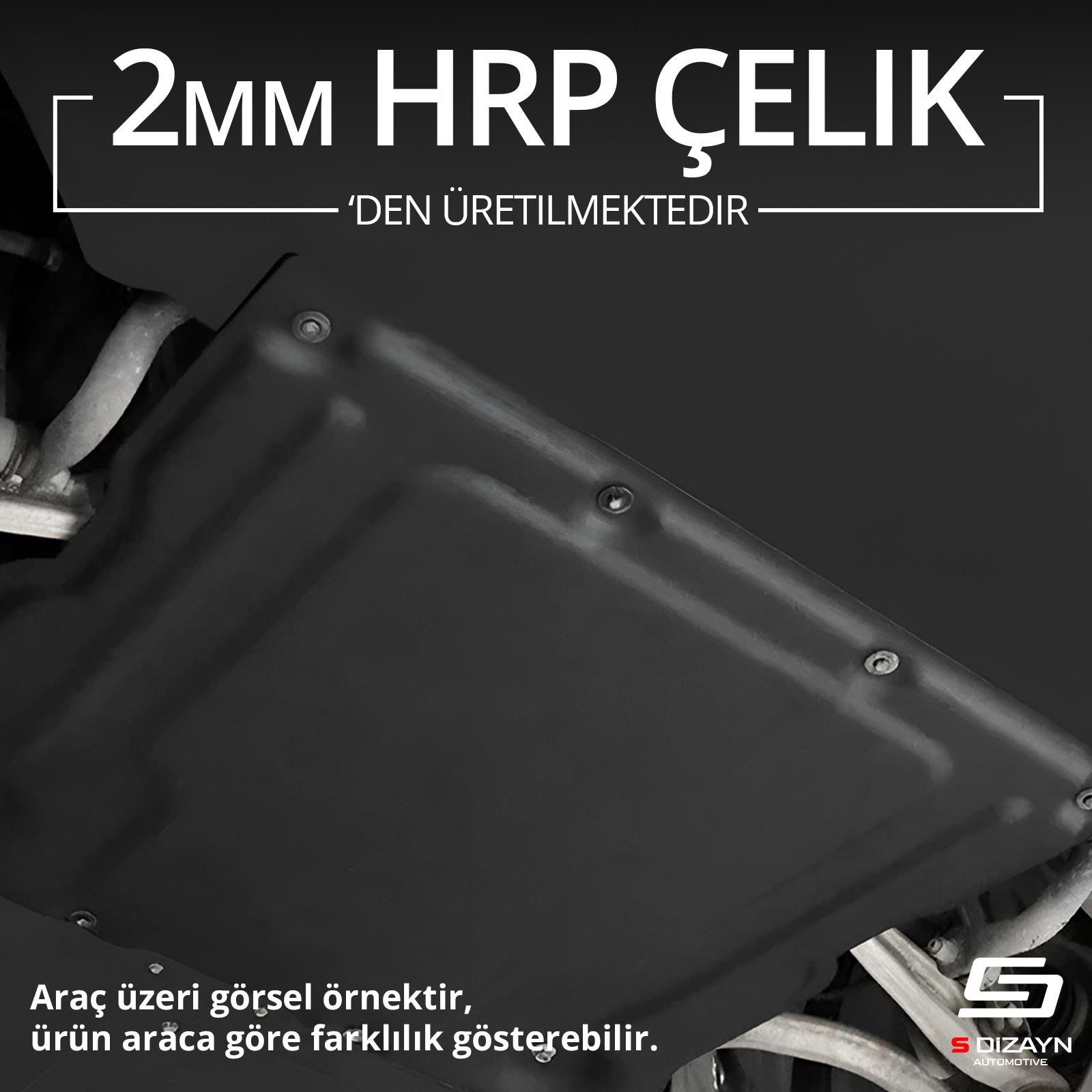 S-Dizayn Citroen C4 Picasso Çelik Karter Muhafaza Koruma 2006-2013 A+ Kalite