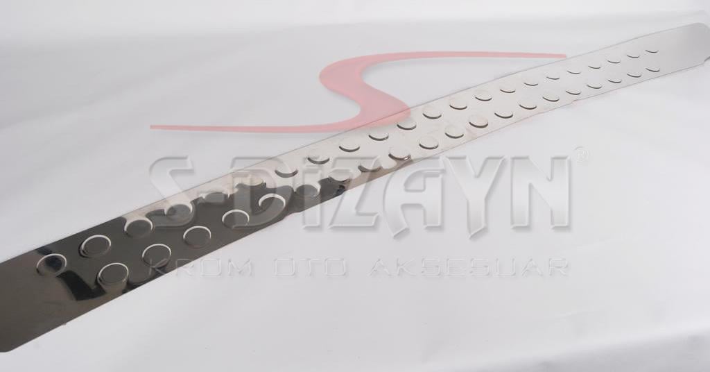 S-Dizayn Citroen Nemo Krom Arka Tampon Eşiği 2008-2017