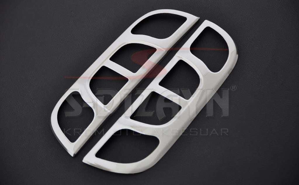 S-Dizayn Citroen Nemo Krom Stop Çerçevesi 2 Prç 2008-2017