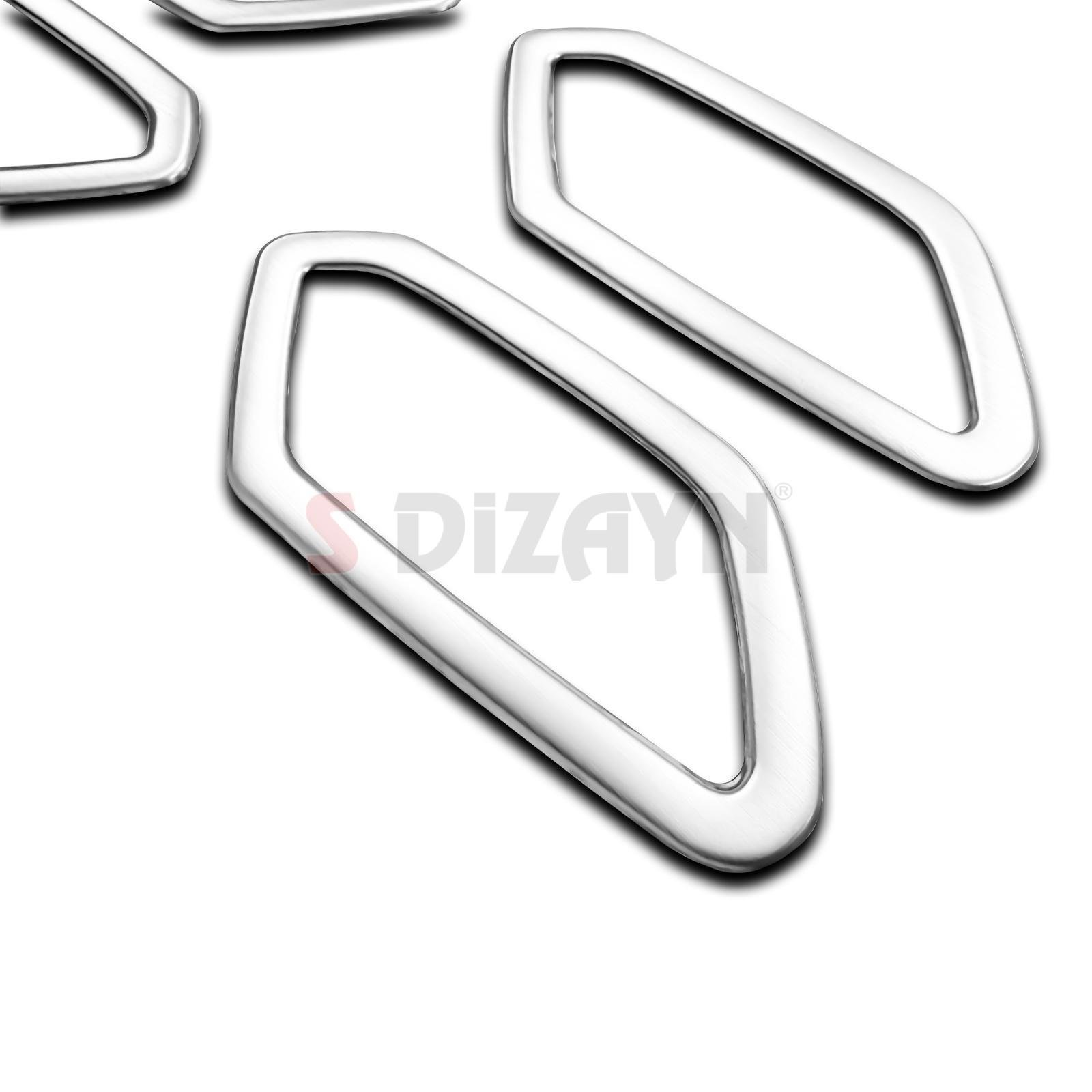 S-Dizayn Dacia Sandero Krom İç Kapı Kolu Çerçevesi 4 Prç 2020 Üzeri A+ Kalite (Mat Krom)