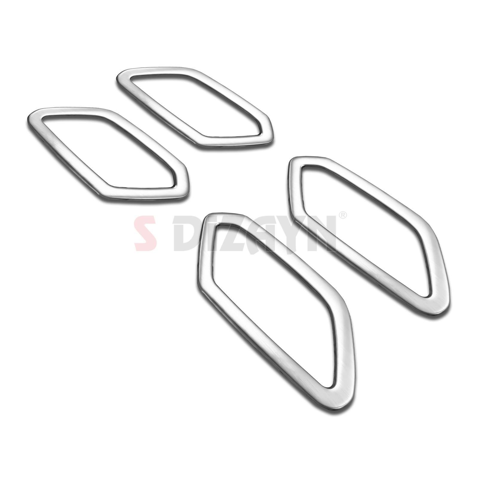 S-Dizayn Dacia Sandero Krom İç Kapı Kolu Çerçevesi 4 Prç 2020 Üzeri A+ Kalite (Mat Krom)