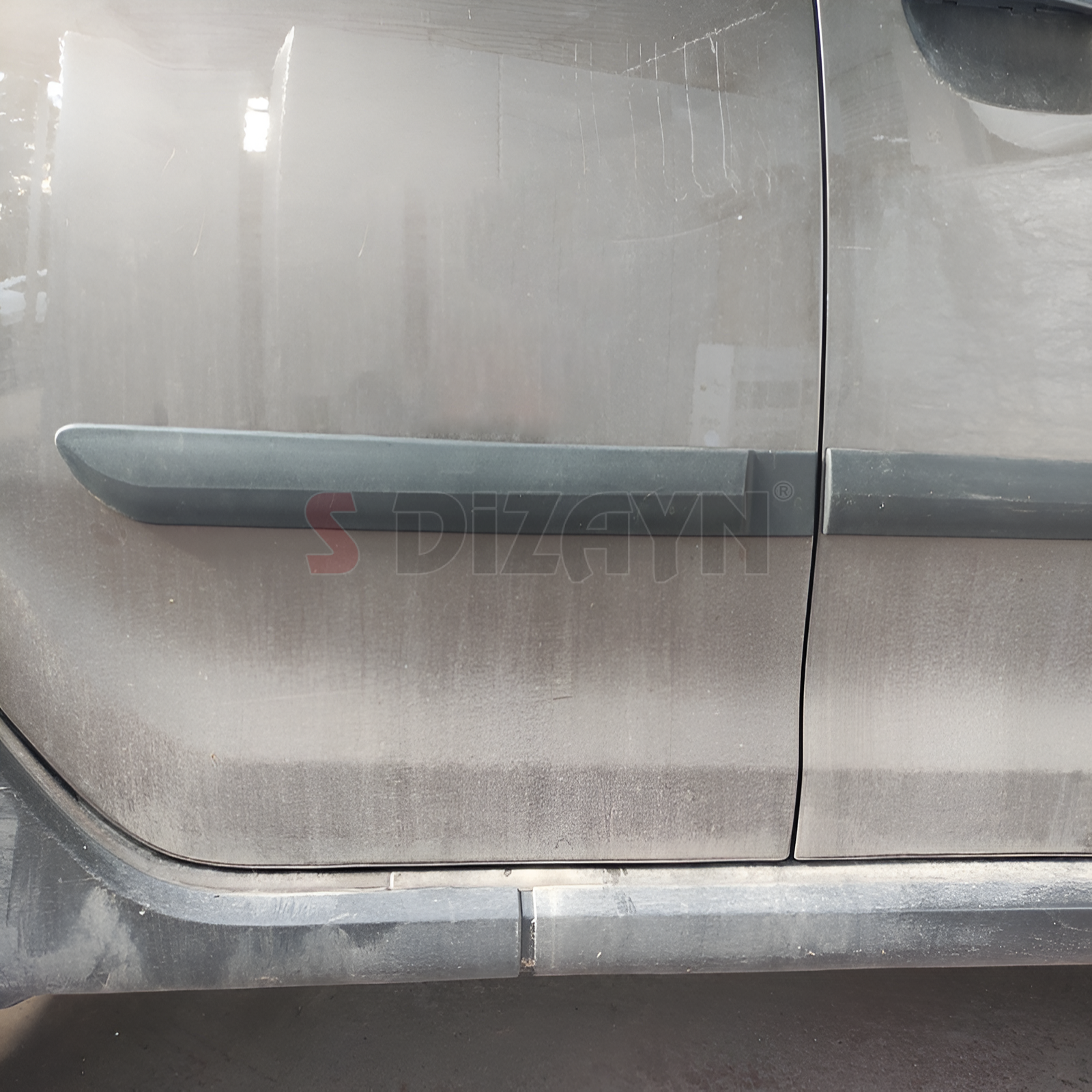 S-Dizayn Dacia Sandero Stepway ABS Plastik Yan Kapı Koruma Çıtası 2013-2020 A+ Kalite