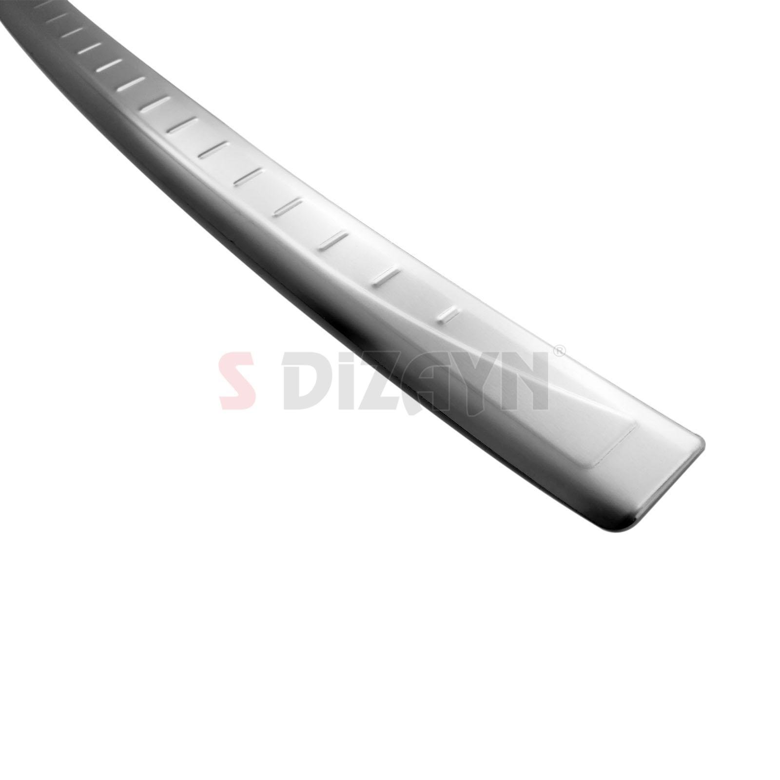 S-Dizayn Fiat 500 Krom Arka Tampon Eşiği 2007-2012