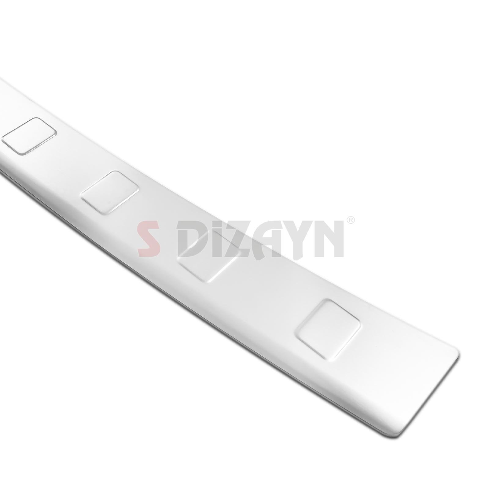 S-Dizayn Fiat 500X Krom Arka Tampon Eşiği 2015 Üzeri