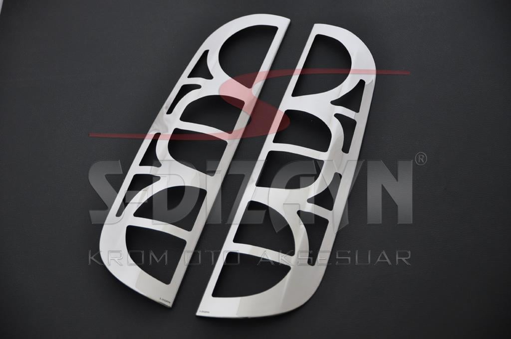 S-Dizayn Fiat Doblo Krom Stop Çerçevesi 2 Prç 2006-2010