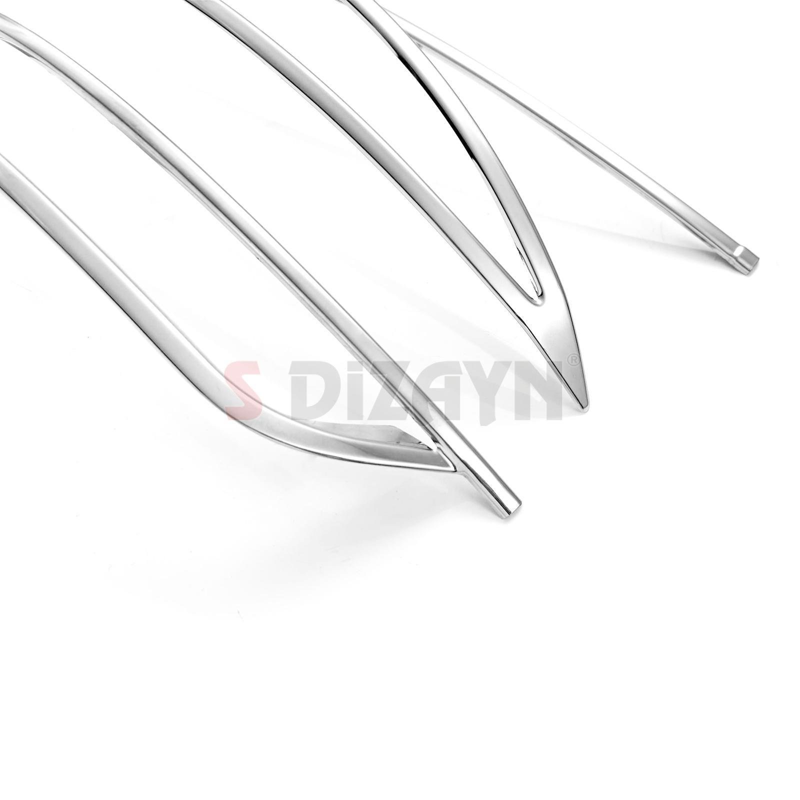 S-Dizayn Fiat Egea SD Krom Arka Tampon Difüzör Çıtası 3 Prç. 2015 Üzeri A+ Kalite