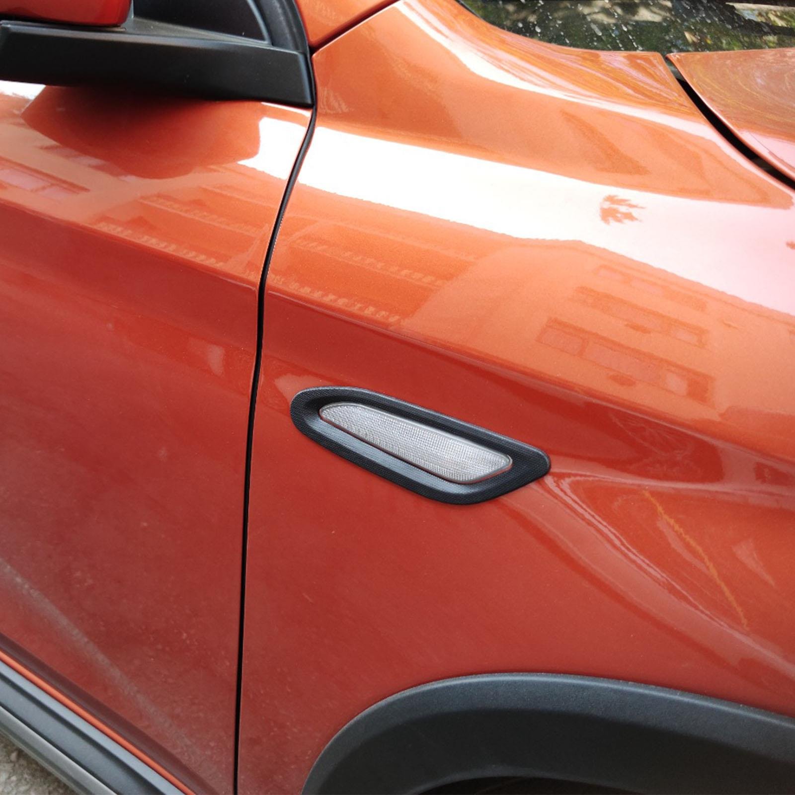 S-Dizayn Fiat Egea Siyah ABS Plastik Sinyal Çerçevesi 2 Prç. ABS Plastik Dolgulu 2015 Üzeri A+ Kalite