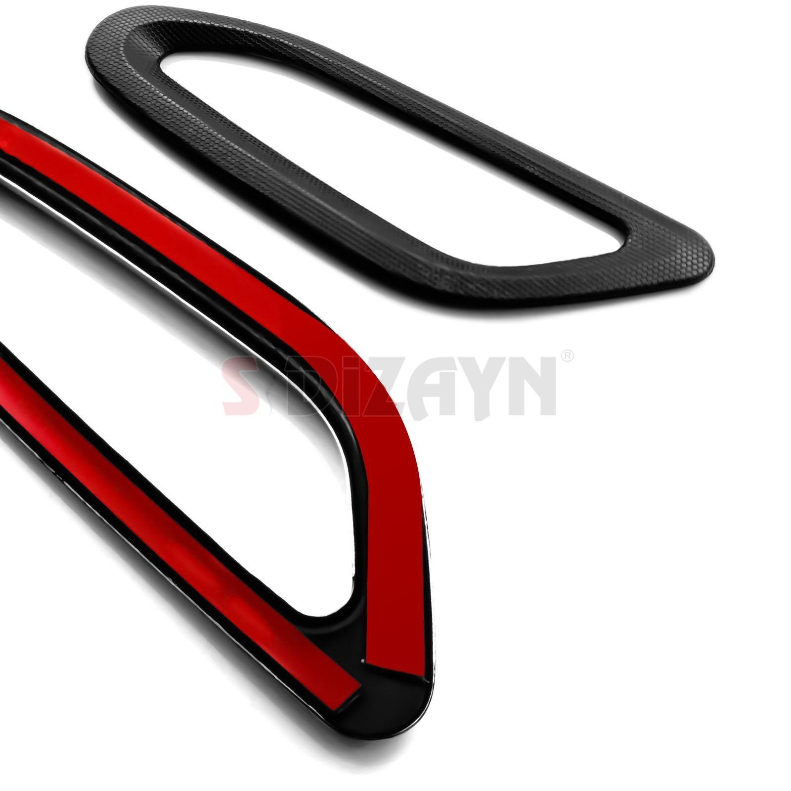 S-Dizayn Fiat Egea Siyah ABS Plastik Sinyal Çerçevesi 2 Prç. ABS Plastik Dolgulu 2015 Üzeri A+ Kalite