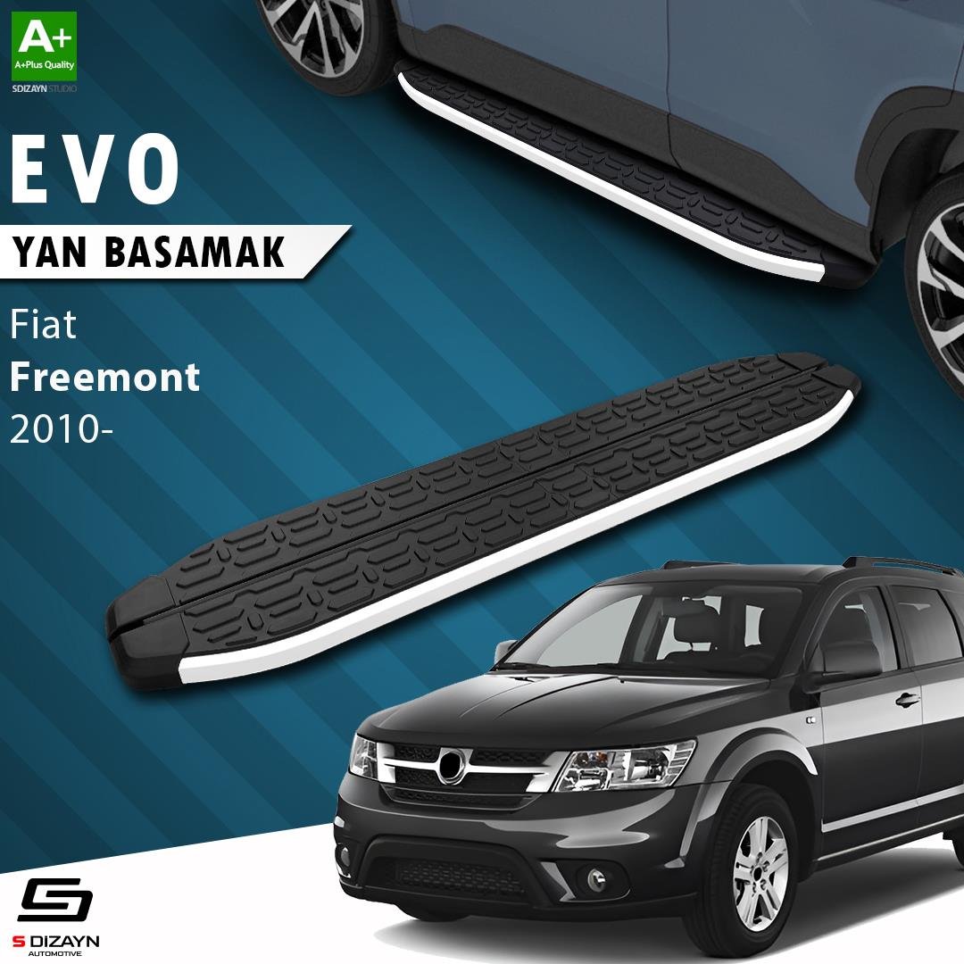 S-Dizayn Fiat Freemont Evo Aluminyum Yan Basamak 183 Cm 2010-2020 A+ Kalite