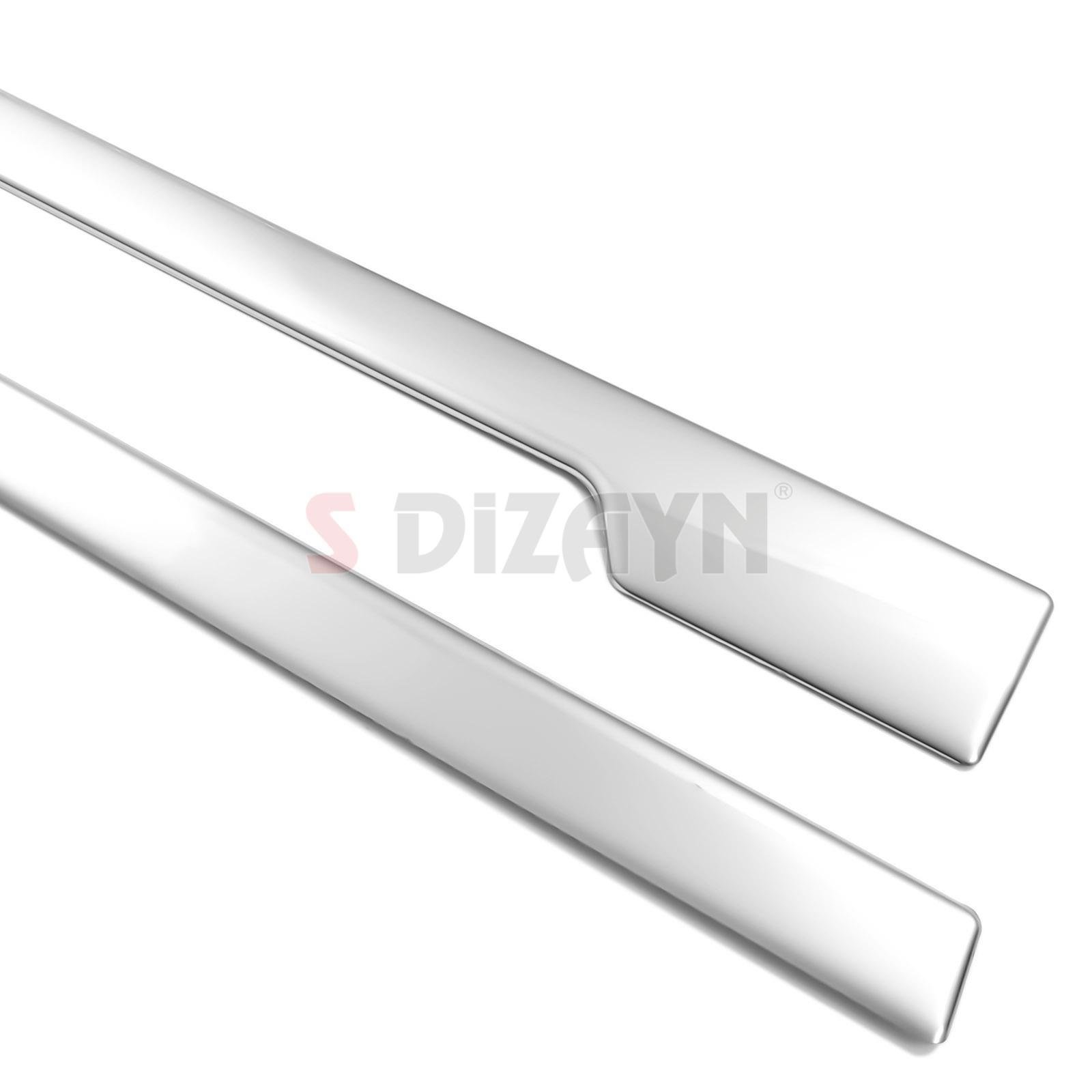 S-Dizayn Ford Courier Krom Sürgülü Kapı Çıtası 2 Prç. 2023 Üzeri A+ Kalite